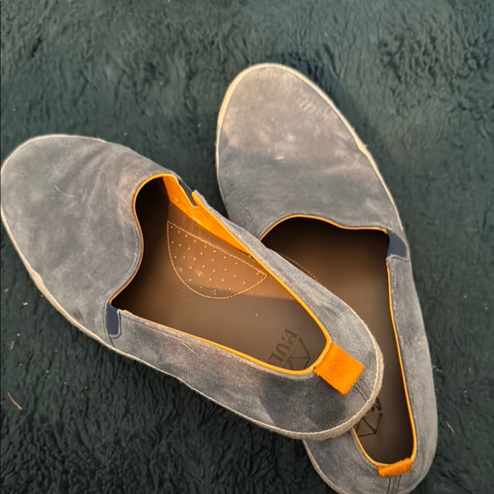 Men's Blue Slip-On Shoes